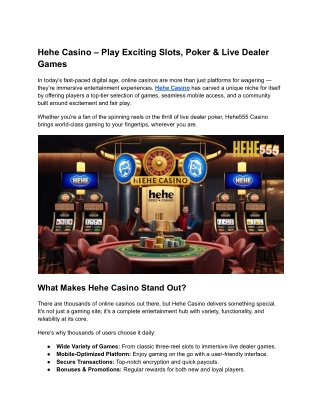 Hehe Casino