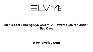 Men’s Fast Firming Eye Cream_ A Powerhouse for Under-Eye Care
