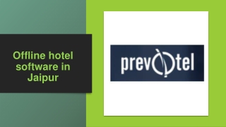 Offline hotel software in Jaipur