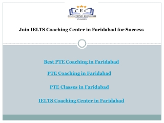 Join IELTS Coaching Center in Faridabad for Success