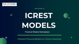 Icrest Models- Comprehensive Financial Modeling for Business Success