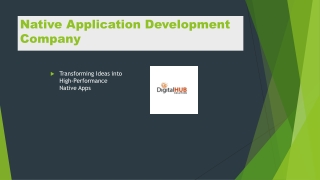 native application development company