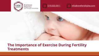 the importance of exercise during fertility
