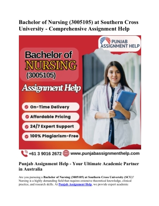 bachelor of nursing 3005105 at southern cross