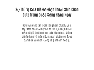 s th v c a gi i n tho i shin chan cute trong
