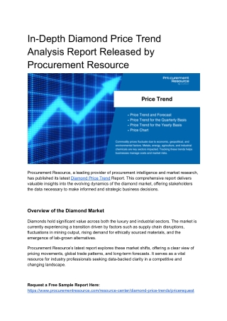 in depth diamond price trend analysis report