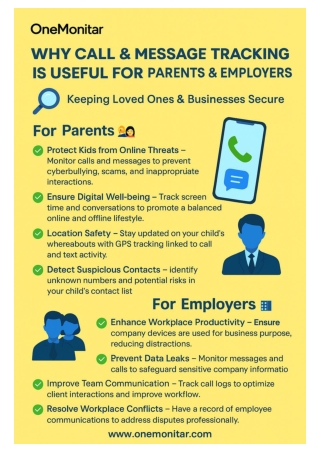 Why Call & Message Tracking is Useful for Parents & Employers