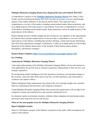 multiplex biomarker imaging market size regional
