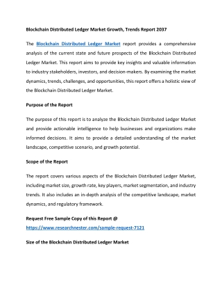 blockchain distributed ledger market growth