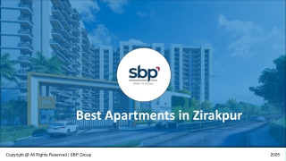 Best Apartments in zirakpur