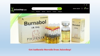 Get Authentic Steroids from Juiceshop!
