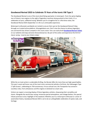 goodwood revival 2025 to celebrate 75 years