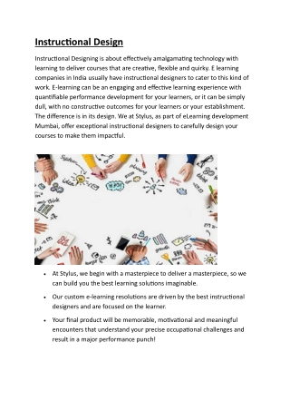 instructional design