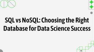sql vs nosql choosing the right database for data