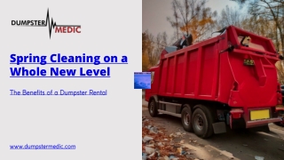 Maximize Your Spring Cleaning Efficiency with Dumpster Rentals​