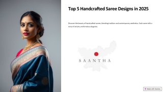 top 5 handcrafted saree designs in 2025