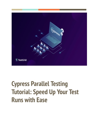 How to Run Cypress Tests in Parallel: A Complete Guide with Code