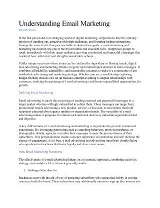understanding email marketing introduction