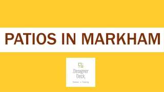 patios in markham