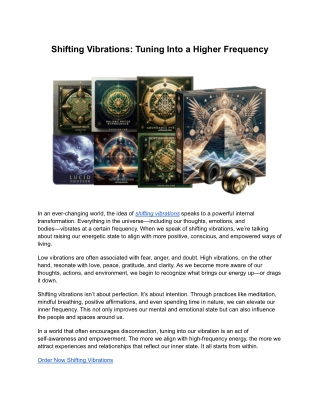 Shifting Vibrations_ Tuning Into a Higher Frequency