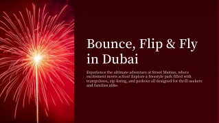 Bounce, Flip & Fly in Dubai