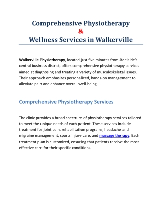 massage therapy adelaide