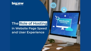 The Role of Hosting in Website Page Speed What You Need to Know