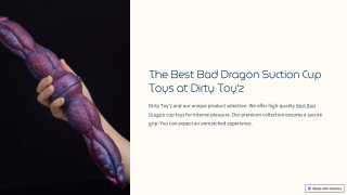 Bad Dragon Suction Cup | Dirty Toy’z