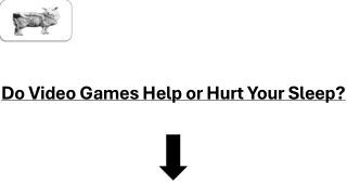 do video games help or hurt your sleep