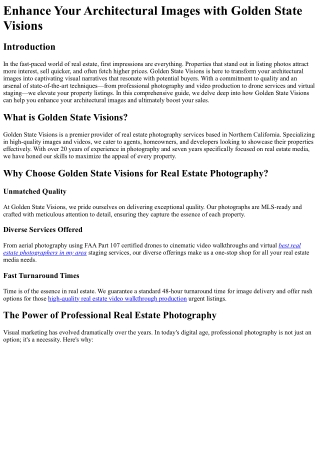 enhance your architectural images with golden
