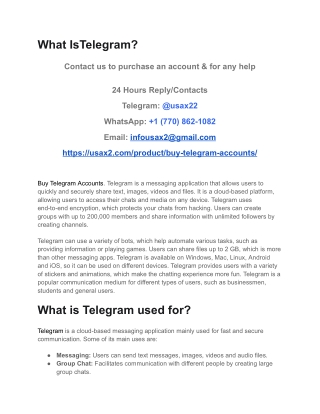 What IsTelegram