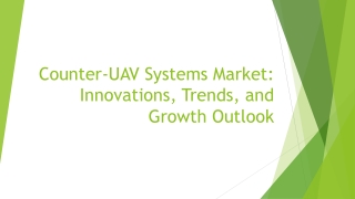 Counter-UAV (C-UAV) Systems market