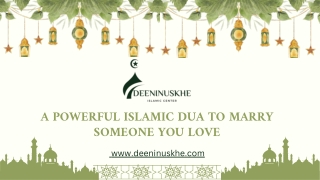 A Powerful Islamic Dua To Marry Someone You Love