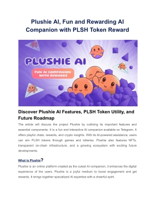plushie ai fun and rewarding ai companion with