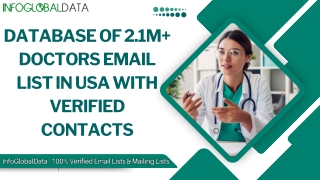 Discover The Power Of Our Comprehensive Emails of Doctors – Reasons To Buy It