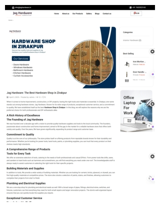 Jag Hardware - One of The Best Hardware Shop in Zirakpur