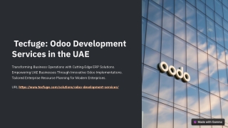 tecfuge odoo development services in the uae