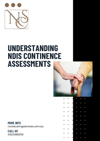 Understanding NDIS Continence Assessments