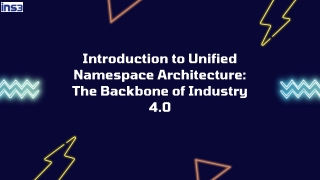 introduction to unified namespace architecture