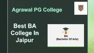 Best BA college In Jaipur