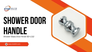 Shower door handle