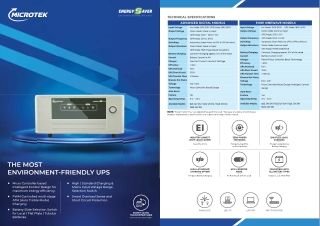 Energy Saver UPS - Microtek