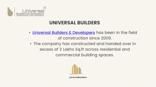 Construction company in Chennai