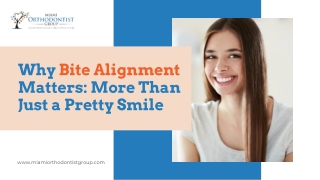 Why Bite Alignment Matters: More Than Just a Pretty Smile