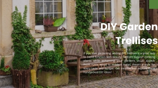 DIY Garden Trellis Ideas