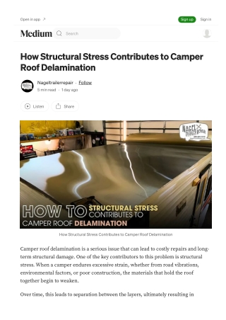 How Stress Leads to Roof Damage Explained by Camper Roofing Michigan