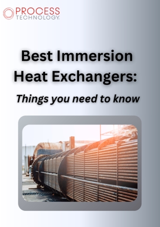 Best Immersion Heat Exchangers Things you need to know