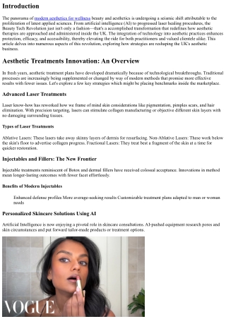 Beauty Tech Revolution: How Innovations are Redefining UK Aesthetics