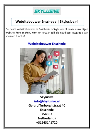 websitebouwer enschede skylusive nl