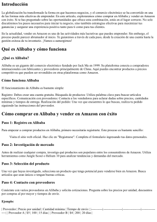 Cómo comprar en Alibaba y vender en Amazon con éxito
